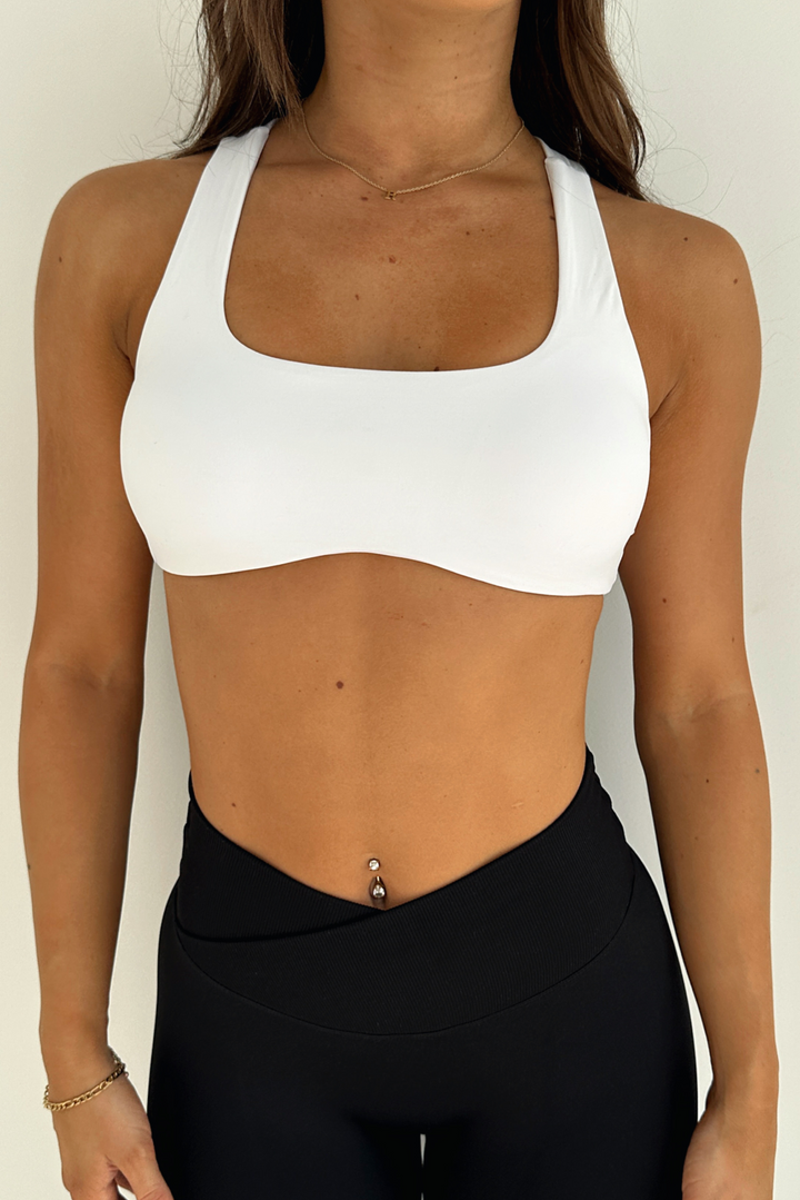 SARAH CROP - WHITE