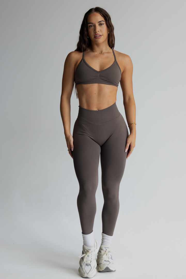 SCULPT LEGGINGS - DEEP TAUPE