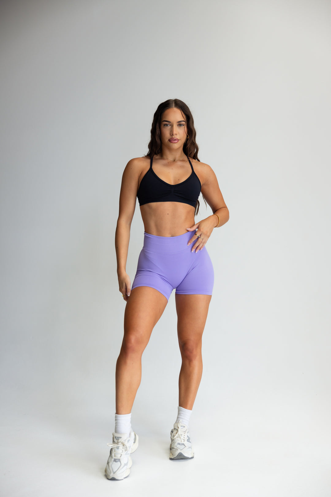 SCULPT SHORTS - LILAC