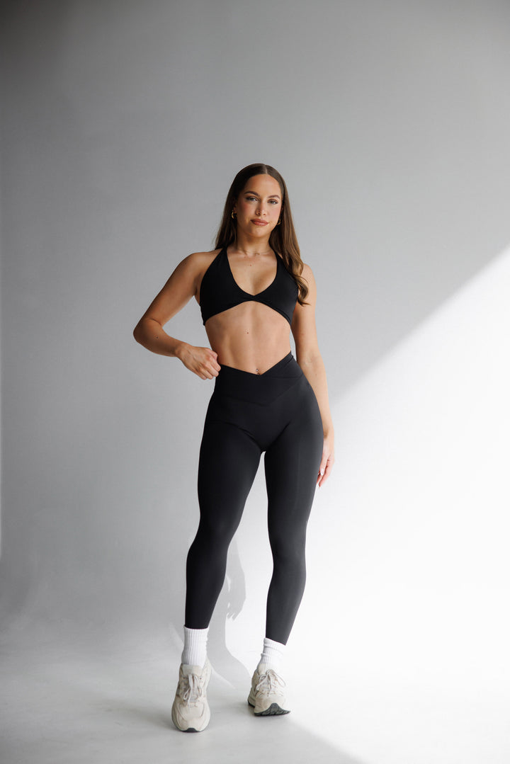 LUXE LEGGINGS - MIDNIGHT (invisible scrunch)