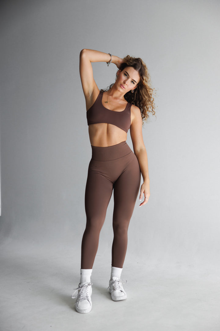 SCULPT LEGGINGS - COFFEE