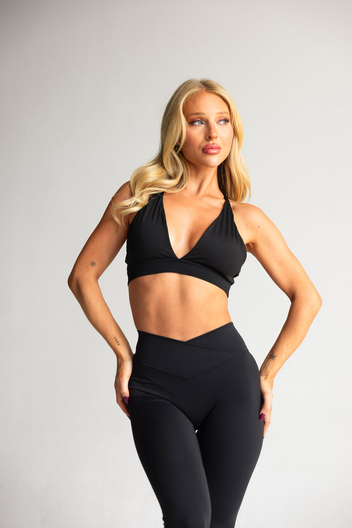 LUXE LEGGINGS - MIDNIGHT (invisible scrunch)