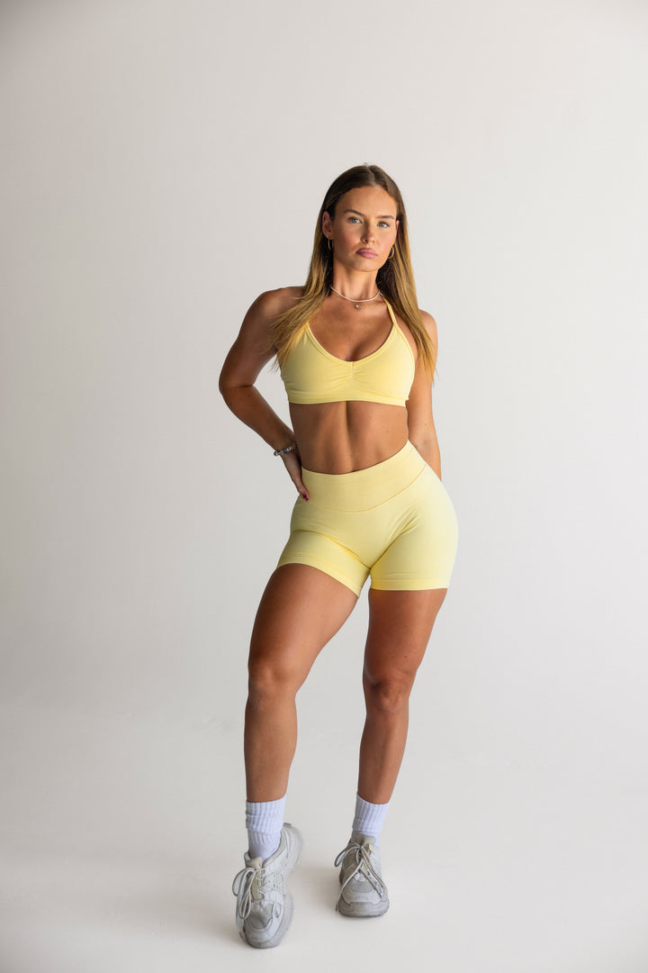 CONTOUR SHORTS - LEMON