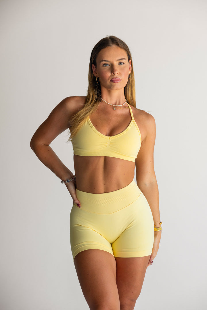 CONTOUR SHORTS - LEMON