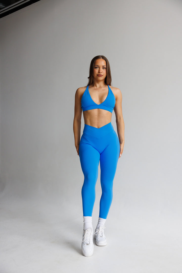 LUXE LEGGINGS - ROYAL BLUE (invisible scrunch)